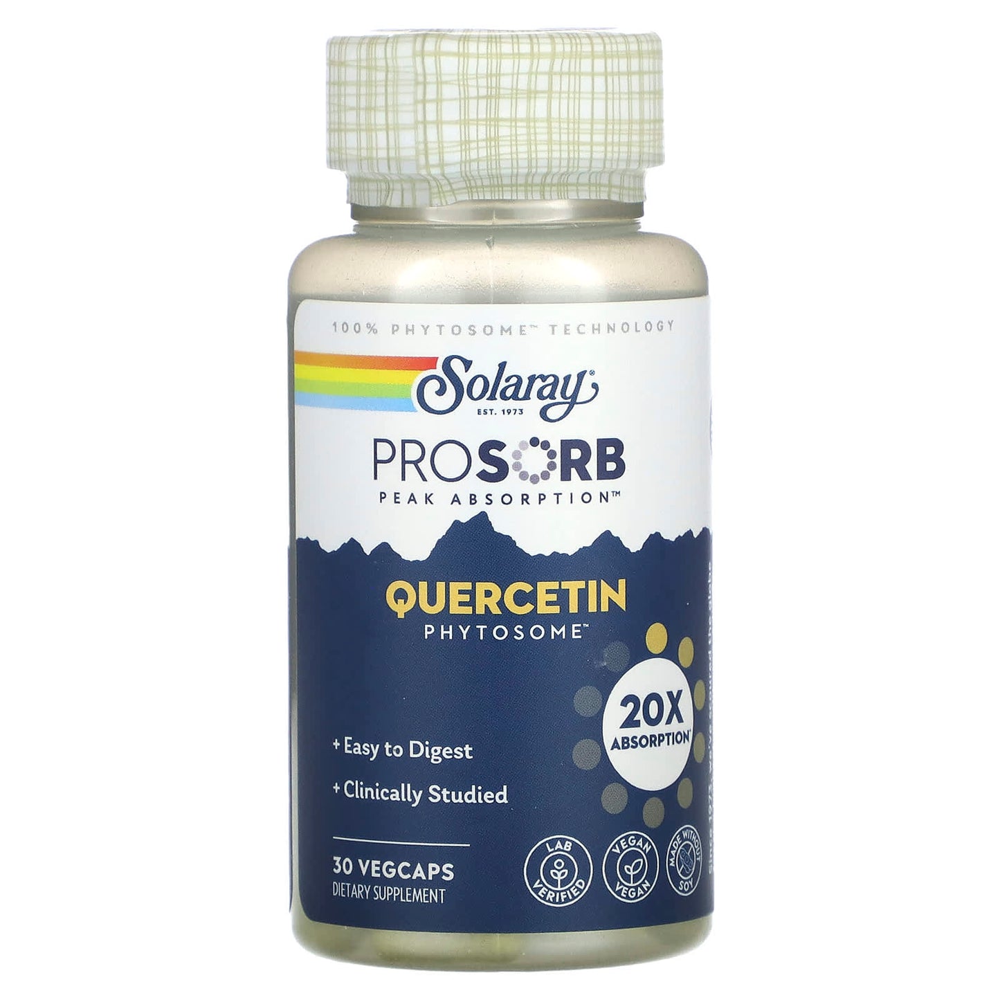 Solaray, Quercetin Phytosome, 30 VegCaps UPC 076280577860 | HiLife Vitamins