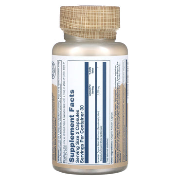 Solaray, Fermented Reishi Mushroom, 500 mg, 60 VegCaps UPC 076280598407 | HiLife Vitamins
