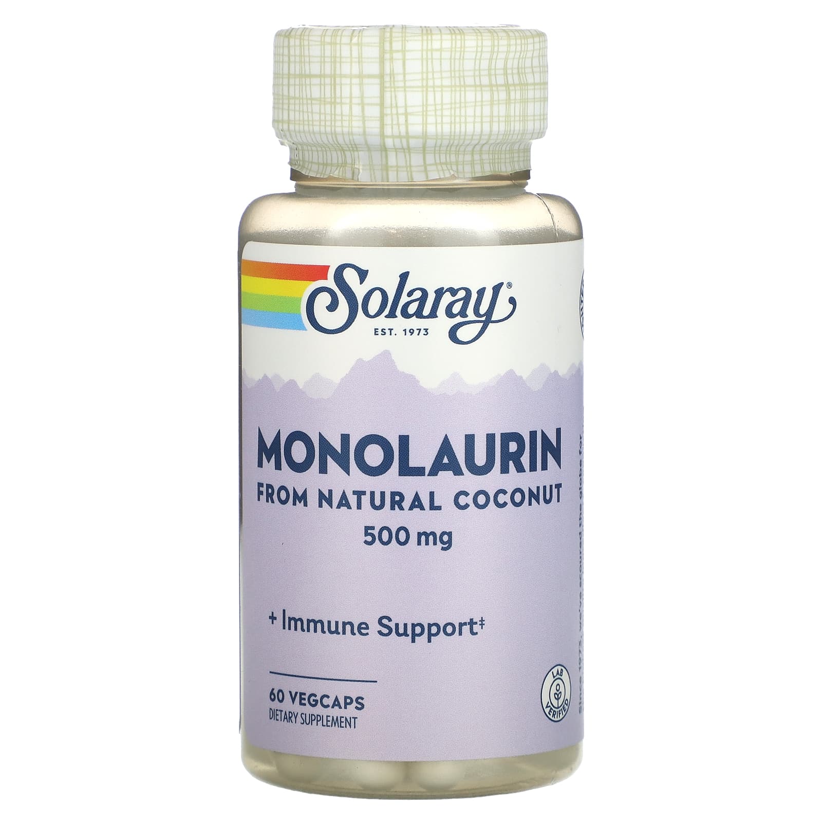 Solaray, Monolaurin, 60 VegCaps UPC 076280627541 | HiLife Vitamins