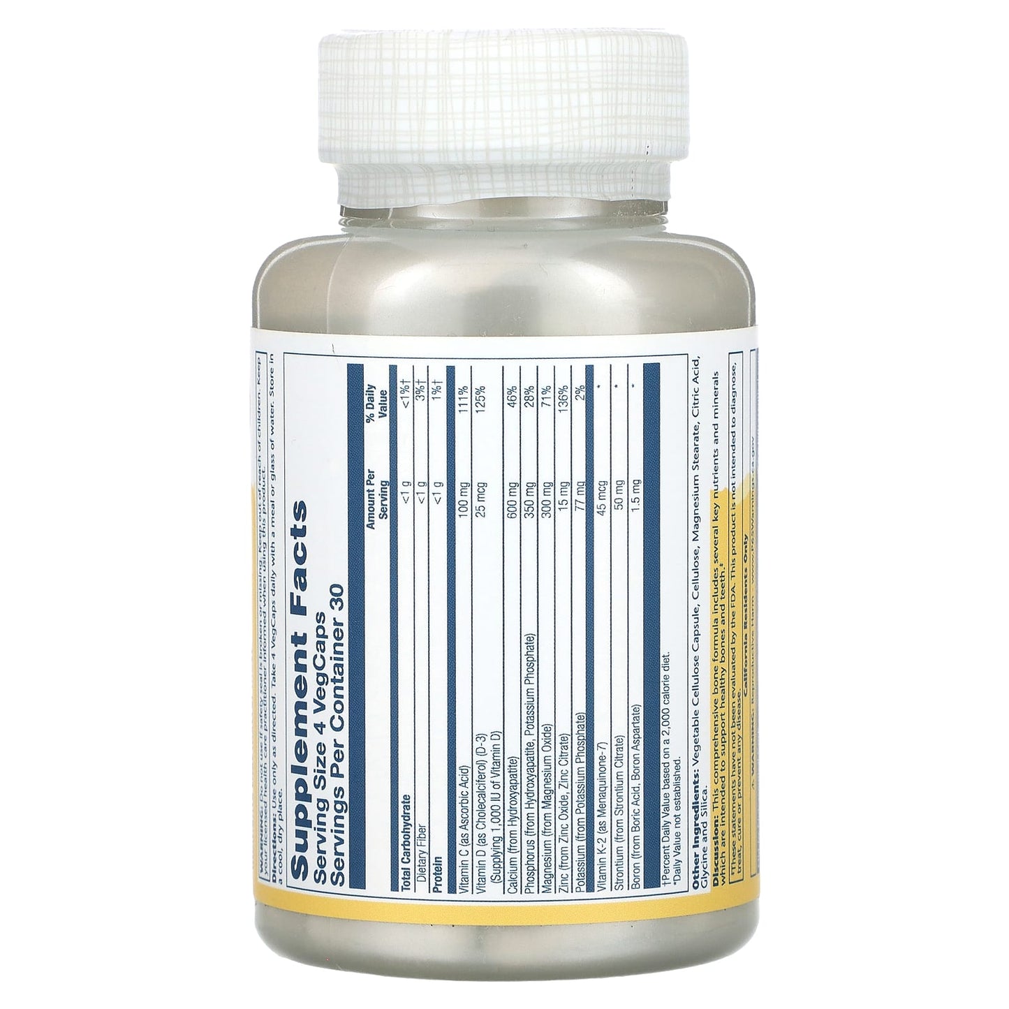 Solaray, 2:1 Ratio Cal-Mag, 120 VegCaps UPC 076280655674 | HiLife Vitamins