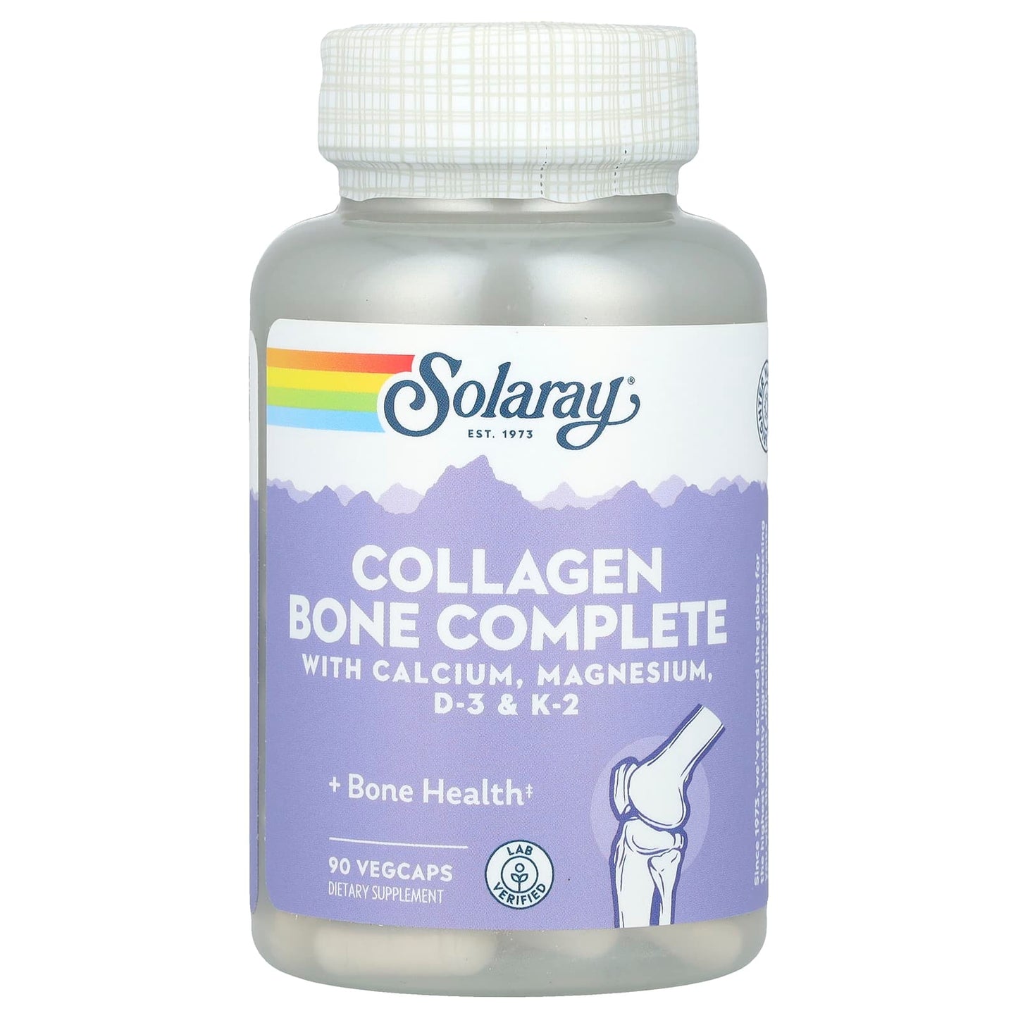 Solaray, Collagen Bone Complete, Advanced Bone Matrix Formula, 90 VegCaps UPC 076280664560 | HiLife Vitamins