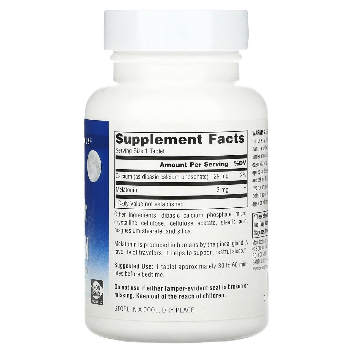Source Naturals, Sleep Science® Melatonin 3 mg, 240 Timed Release Tablets UPC 021078000679 | Hilife Vitamins