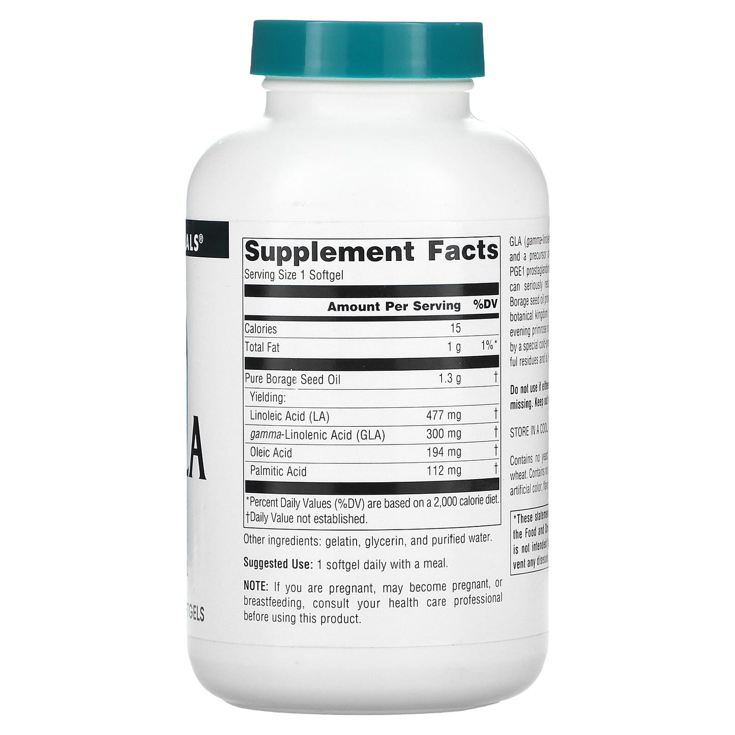 Source Naturals, Mega-Gla 300, 120 Softgels UPC 021078000839 | Hilife Vitamins