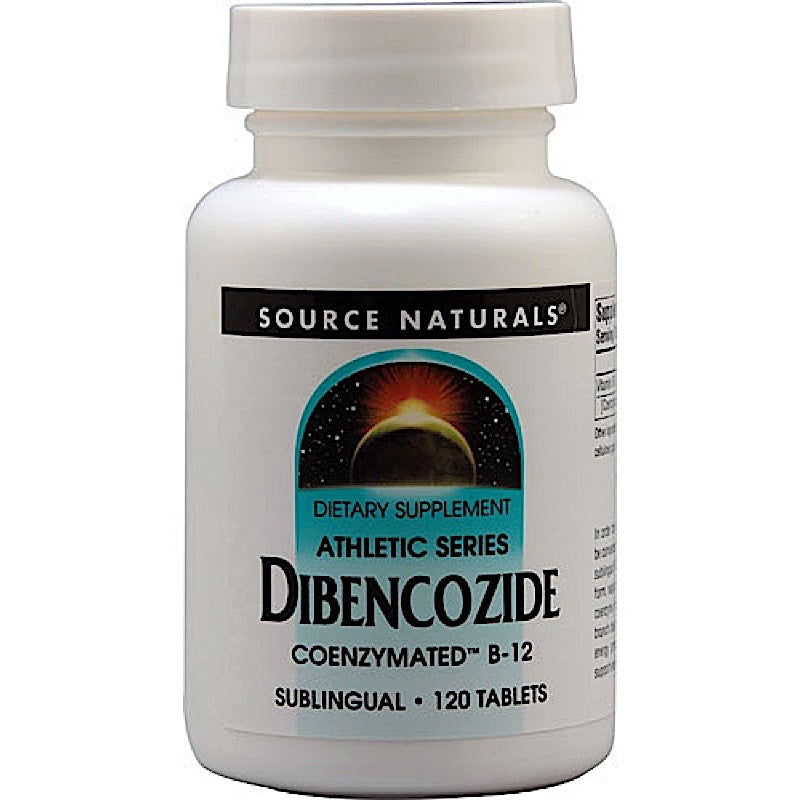 Source Naturals, Dibencozide 10000 Mcg, 120 Tablets UPC 021078002666 | Hilife Vitamins
