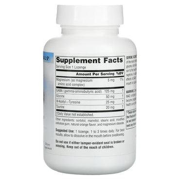 Source Naturals, Serene Science Gaba Calm Orange, 120 Tablets UPC 021078002697 | Hilife Vitamins
