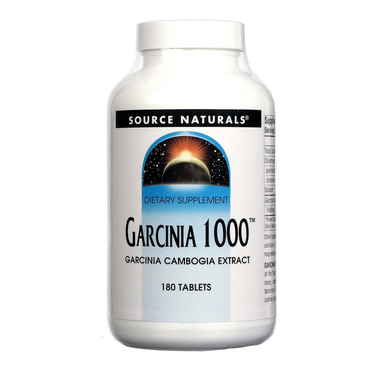 Source Naturals, Garcinia 1000 1000 mg, 180 Tablets UPC 021078005551 | Hilife Vitamins