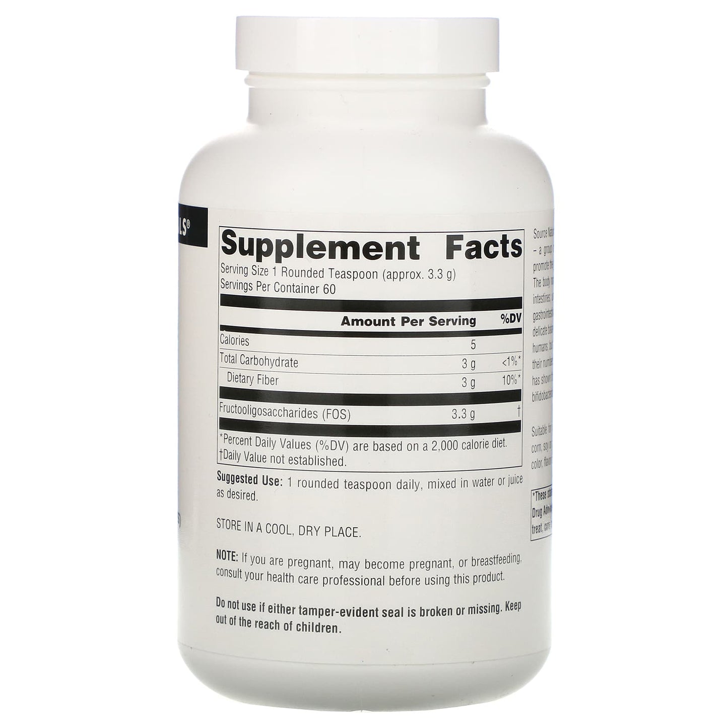 Source Naturals, FOS, 200 powder UPC 021078005780 | Hilife Vitamins