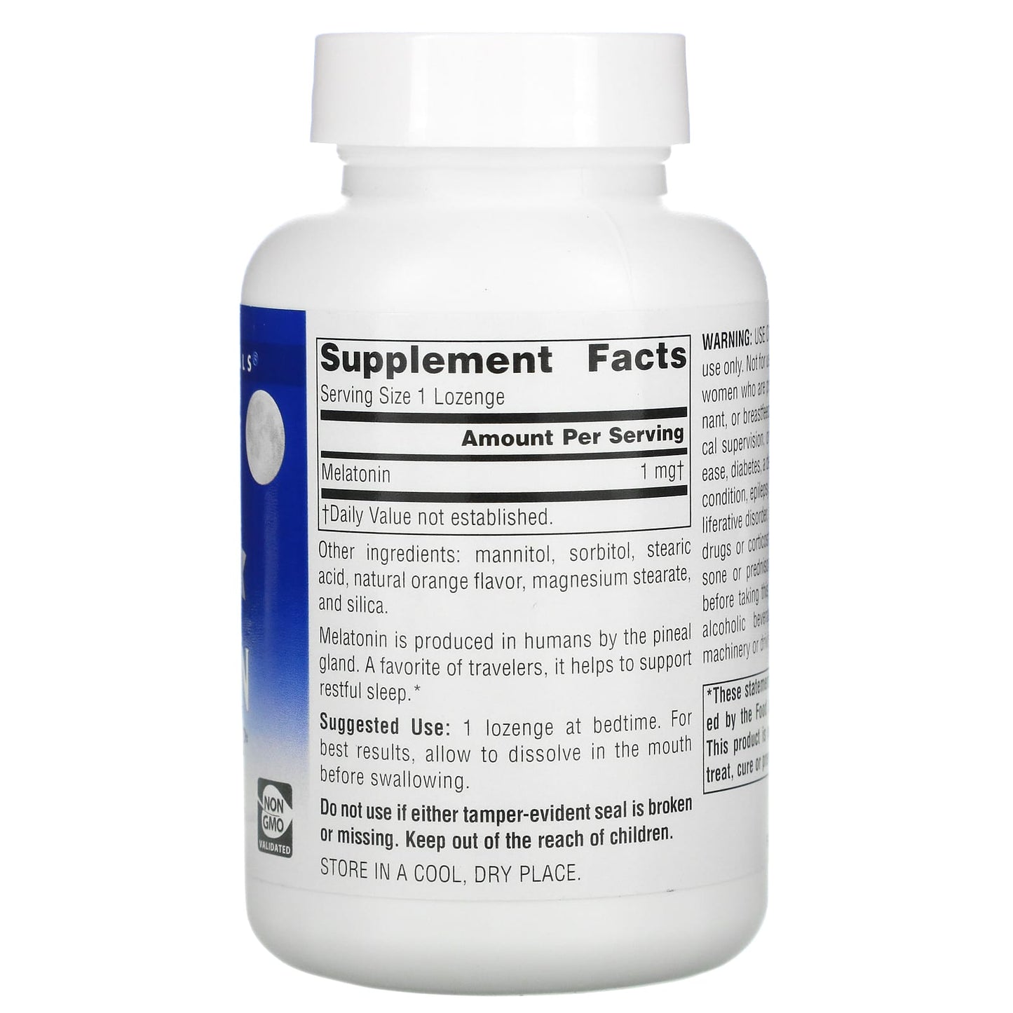 Source Naturals, Sleep Science Melatonin 1 mg Orange, 300 Tablets UPC 021078007081 | Hilife Vitamins