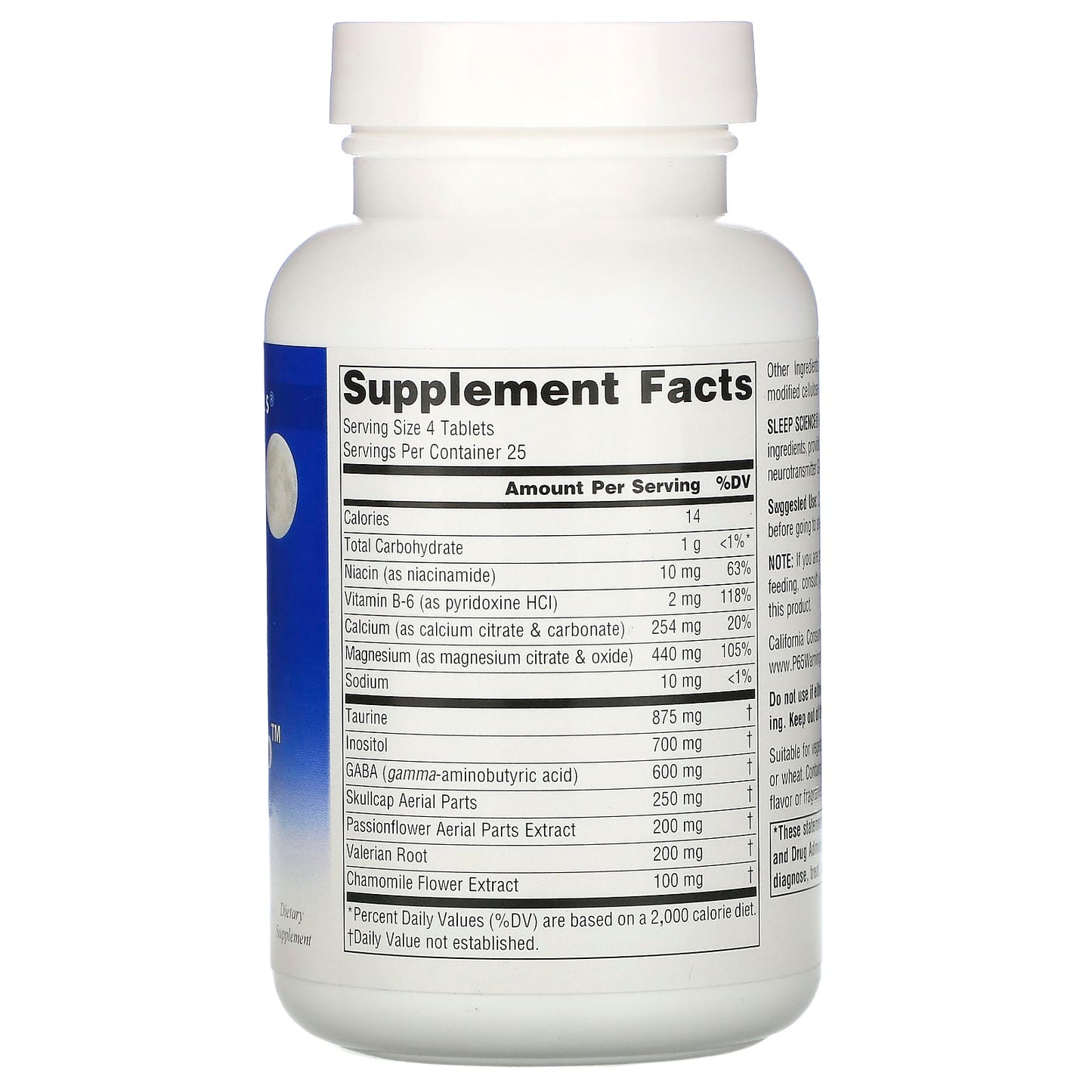 Source Naturals, Sleep Science® NutraSleep™, 100 Tablets UPC 021078007500 | Hilife Vitamins
