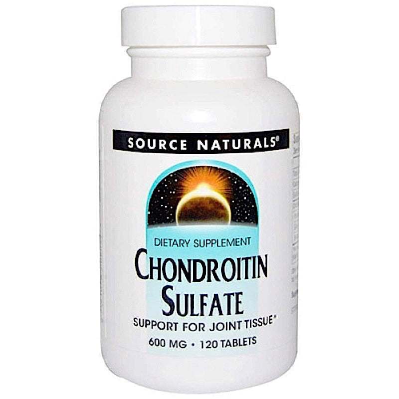 Source Naturals, Chondroitin Sulfate 600 mg, 120 Tablets UPC 021078009054 | Hilife Vitamins