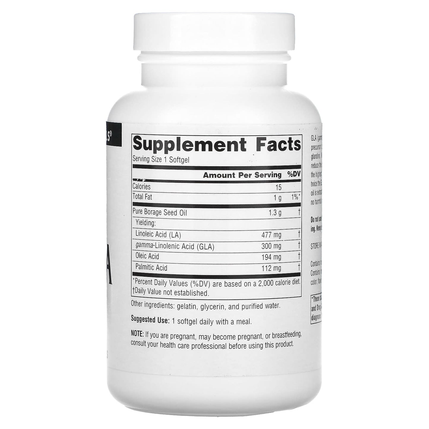 Source Naturals, Mega-GLA 300™, 60 Capsules UPC 021078009108 | Hilife Vitamins