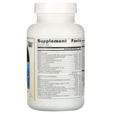 Source Naturals, Life Force Multiple, No Iron, 60 Tablets UPC 021078009658 | HiLife Vitamins