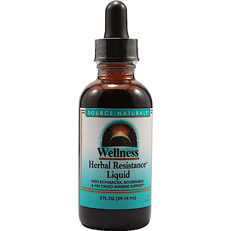 Source Naturals, Wellness Herbal Resistance™, 2 Oz UPC 021078010449 | Hilife Vitamins