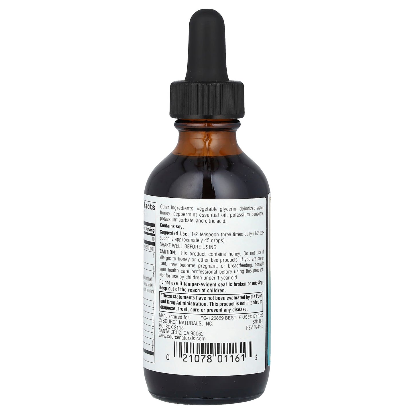 Source Naturals, Wellness Herbal Resistance™ Alcohol Free, 2 Oz UPC 021078011613 | Hilife Vitamins