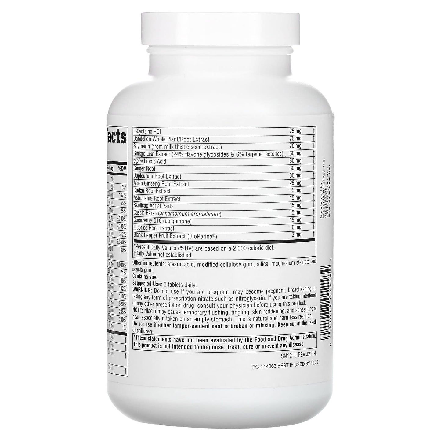 Source Naturals, Fibro-Response™, 180 Tablets UPC 021078012184 | Hilife Vitamins