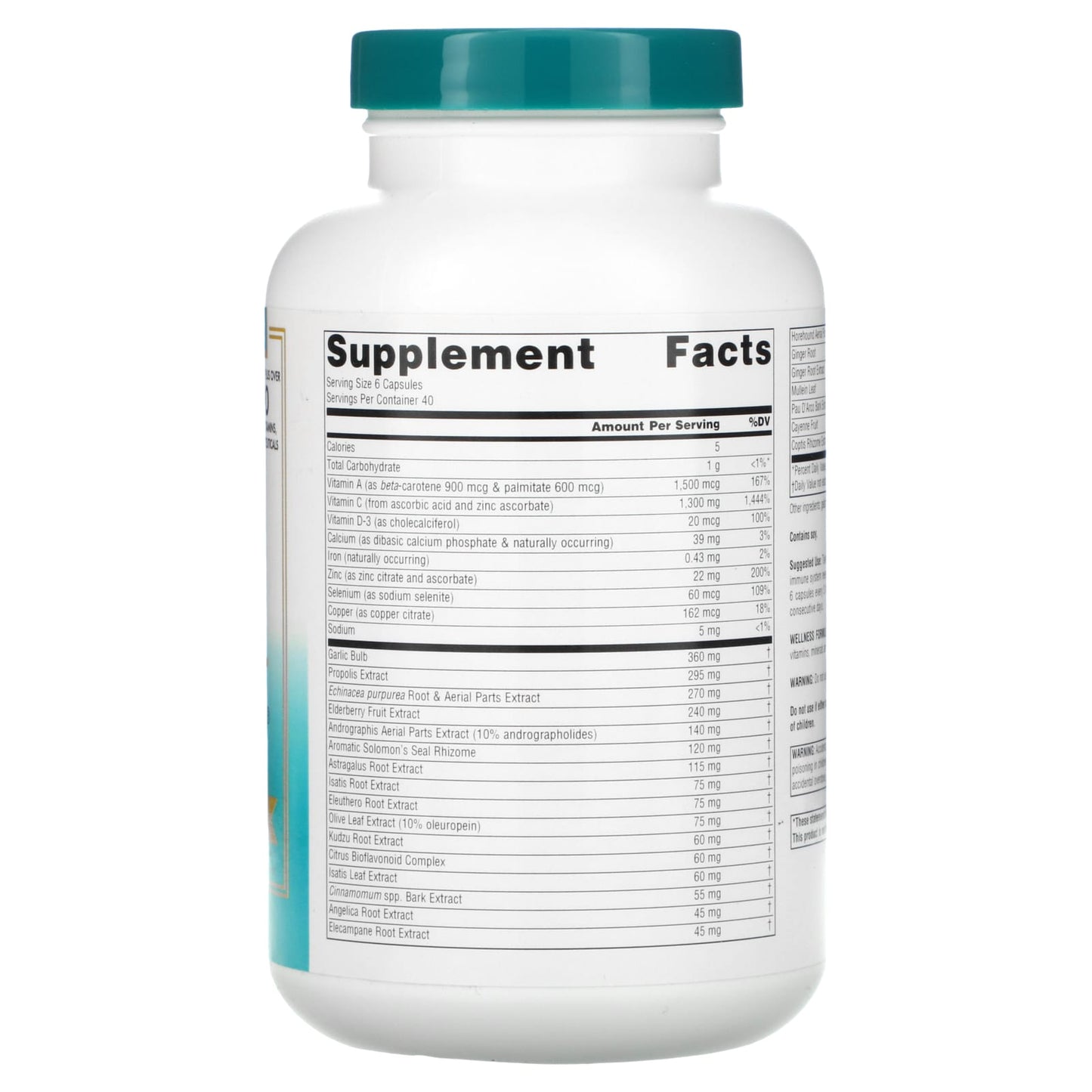 Source Naturals, Wellness Formula, 240 Capsules UPC 021078014263 | Hilife Vitamins