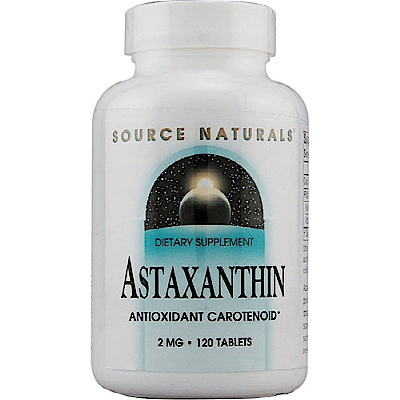 Source Naturals, Astaxanthin 2 mg, 120 Tablets UPC 021078015024 | Hilife Vitamins