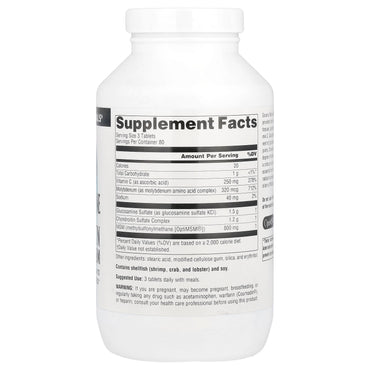 Source Naturals, Glucosamine Chondroitin Complex With MSM, 240 Tablets UPC 021078015765 | Hilife Vitamins
