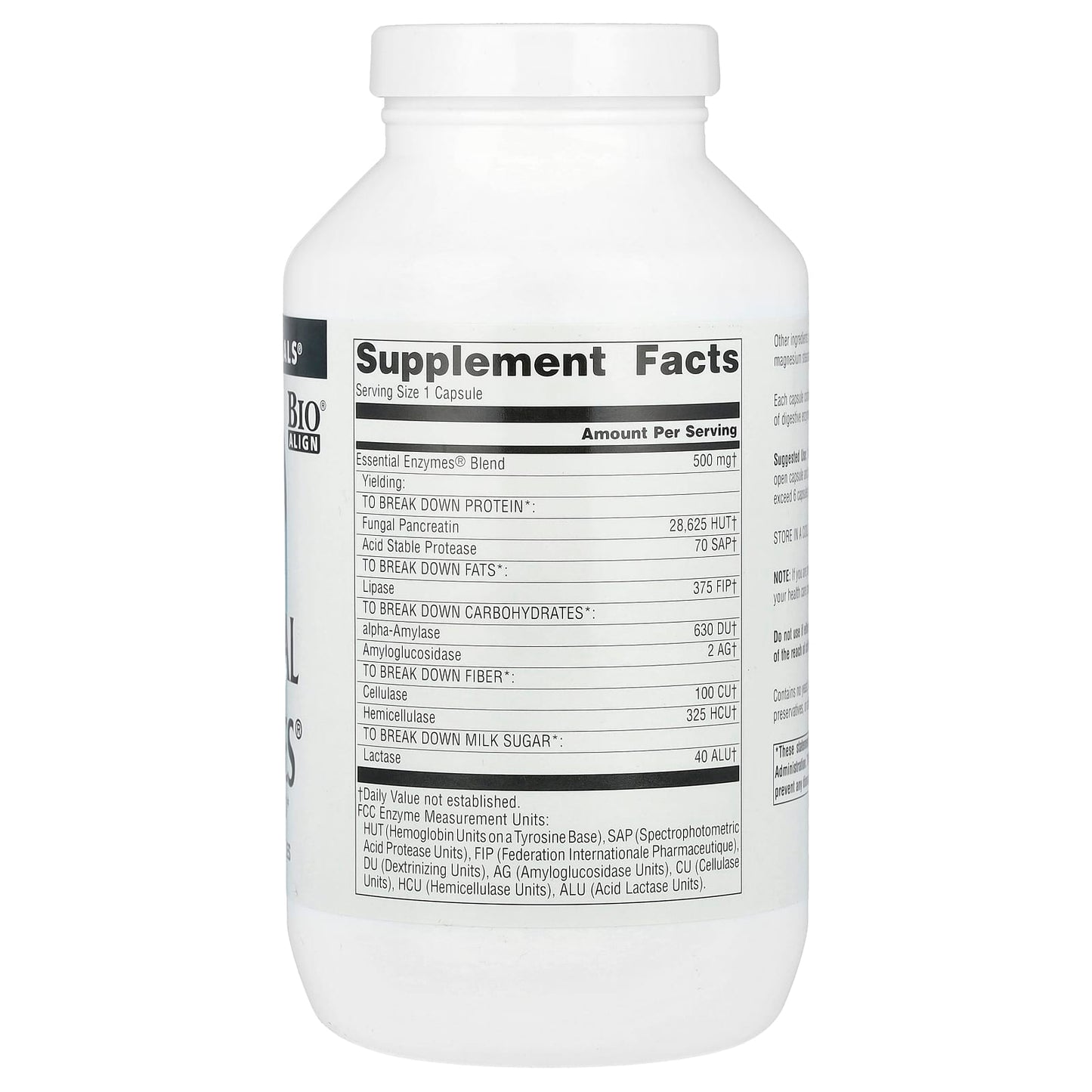 Source Naturals, Daily Essential Enzymes®, 500 mg, 360 Capsules UPC 021078018049 | Hilife Vitamins