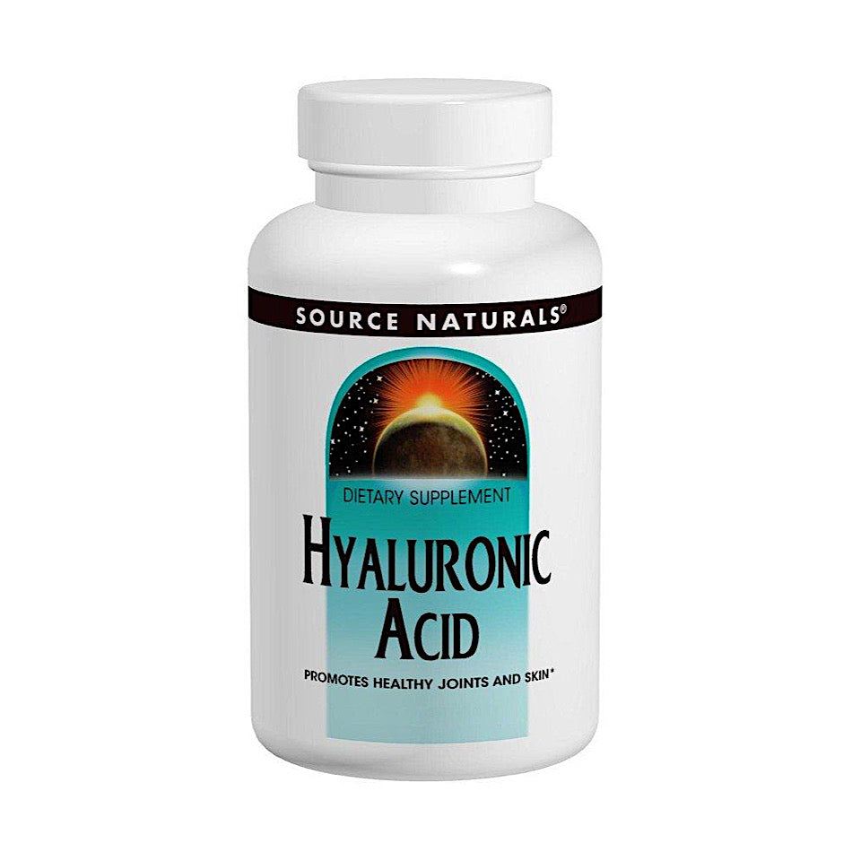 Source Naturals, Hyaluronic Acid 100 mg, 60 Tablets UPC 021078018148 | Hilife Vitamins