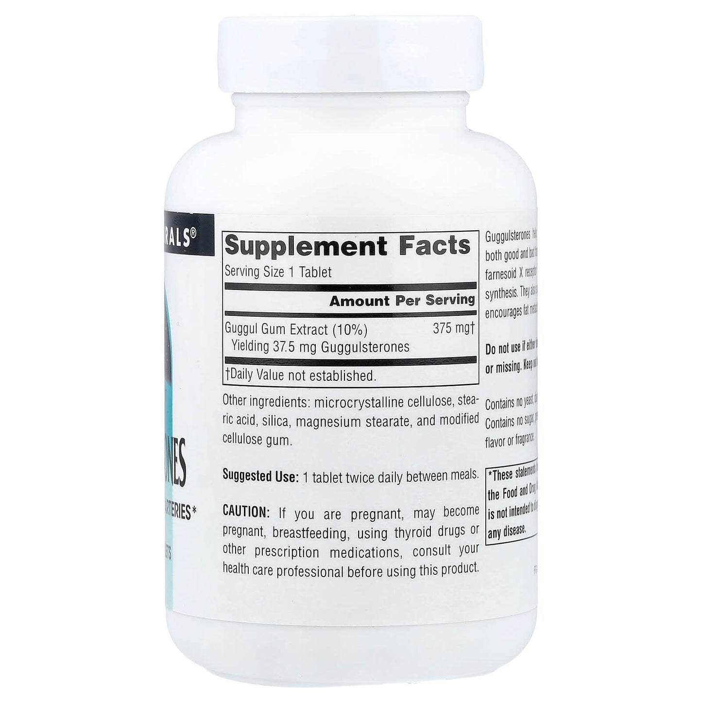 Source Naturals, Guggulsterones, 120 Tablets UPC 021078018407 | Hilife Vitamins
