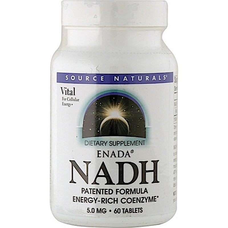 Source Naturals, Enada Nadh 5 mg, Blister Pack, 60 Tablets UPC 021078018476 | Hilife Vitamins