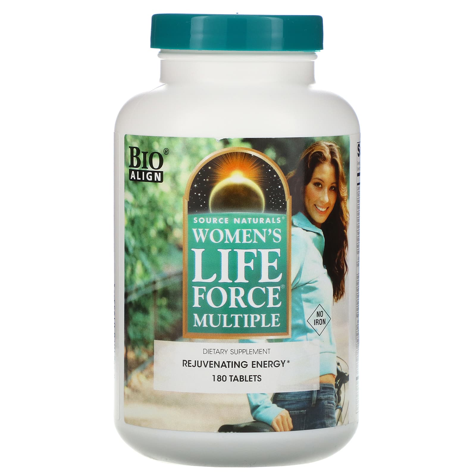 Source Naturals, Women's Life Force Multiple, No Iron, 180 Tablets UPC 021078019534 | Hilife Vitamins