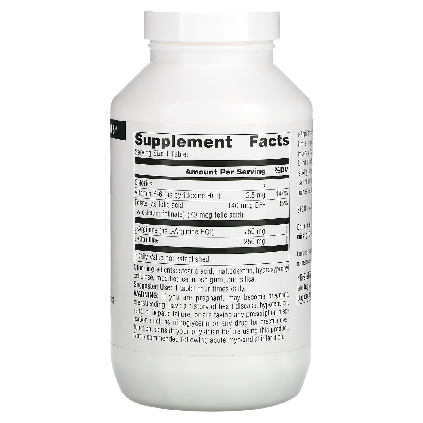 Source Naturals, L-Arginine L-Citrulline Complex 1000 mg, 240 Tablets UPC 021078020509 | Hilife Vitamins