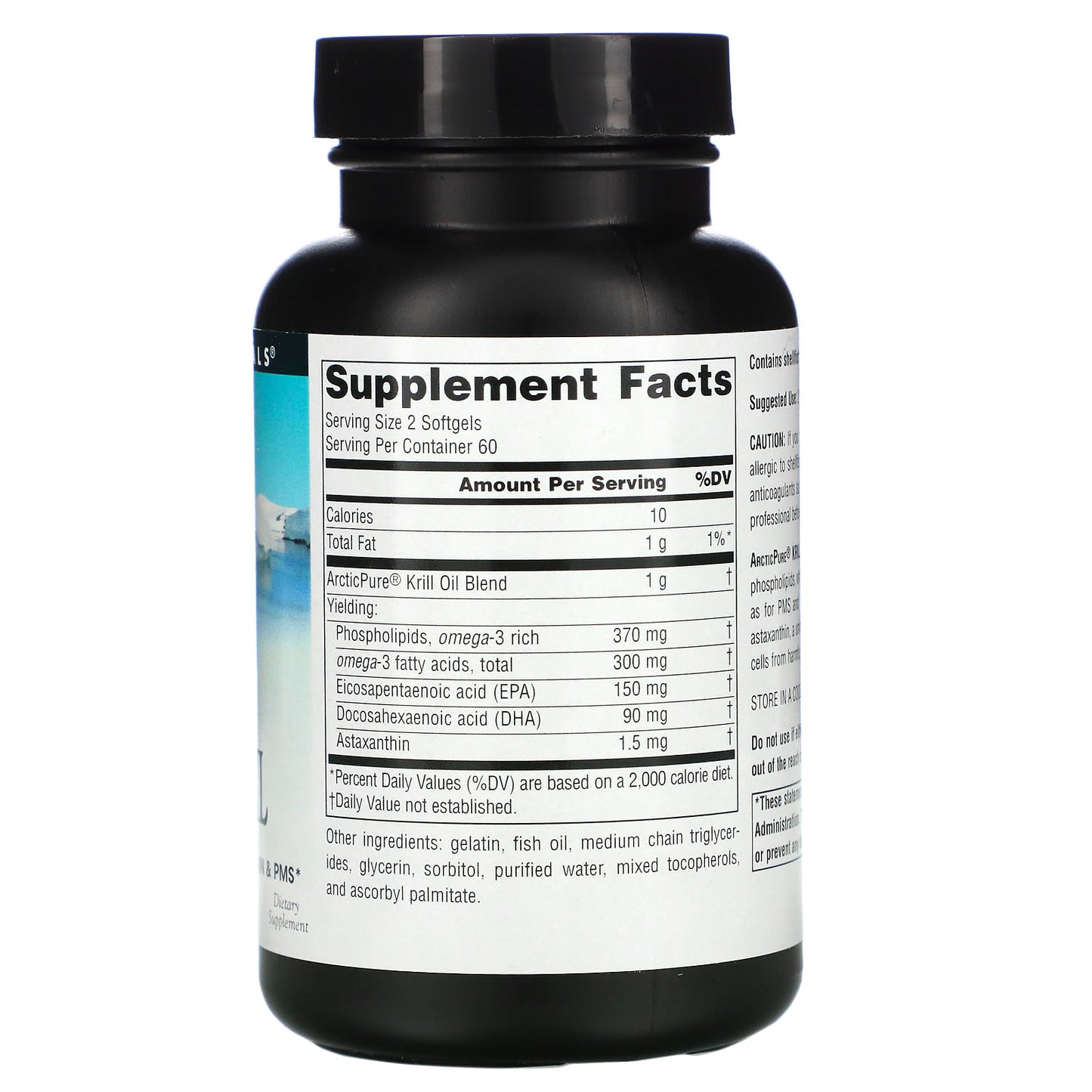 Source Naturals, Arctic Pure Krill Oil 500 mg, 120 Softgels UPC 021078021667 | Hilife Vitamins