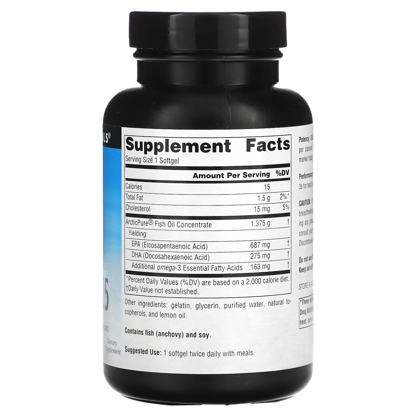 Source Naturals, Arctic Pure® Omega-3 1125 Fish Oil 1125 mg, 60 UPC 021078024170 | Hilife Vitamins
