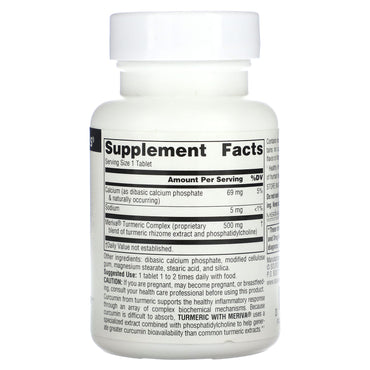 Source Naturals, Turmeric with Meriva® 500 mg, 30 Tablets UPC 021078024194 | Hilife Vitamins