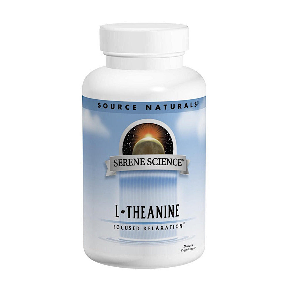 Source Naturals, Serene Science L-Theanine 200 mg, 120 Capsules UPC 021078024279 | Hilife Vitamins