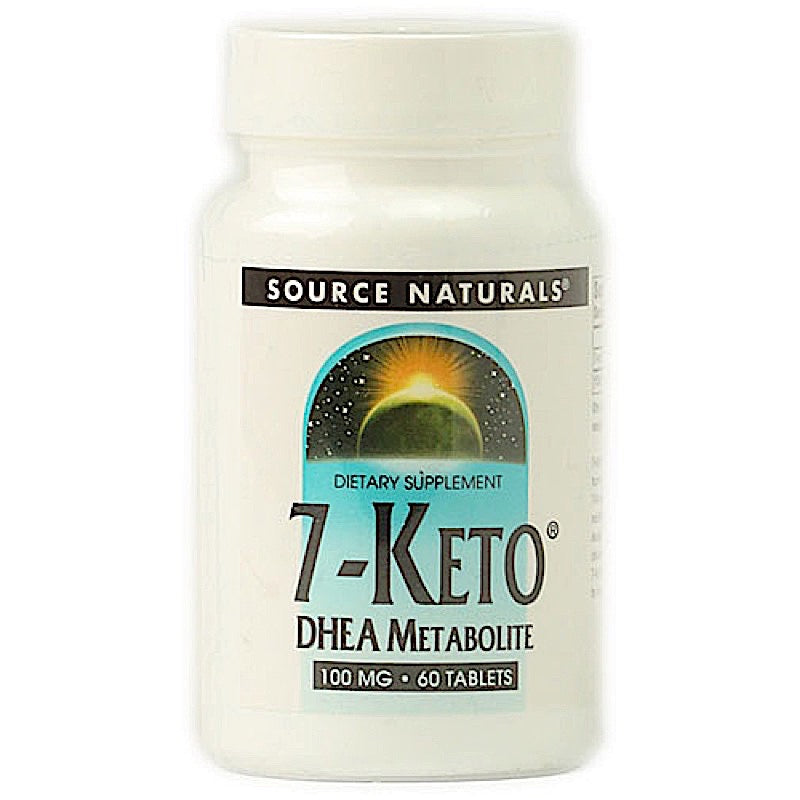 Source Naturals, 7-Keto 100 mg, 60 Tablets UPC 021078024651 | Hilife Vitamins