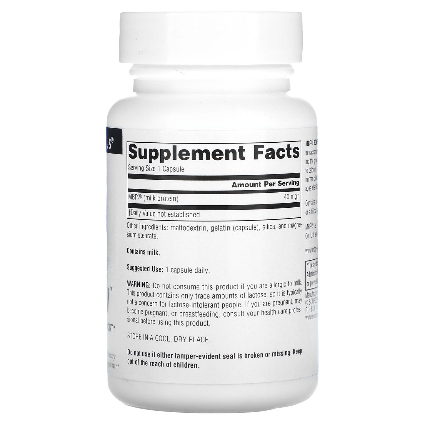 Source Naturals, MBP Bone Renew, 30 Capsules UPC 021078024712 | Hilife Vitamins