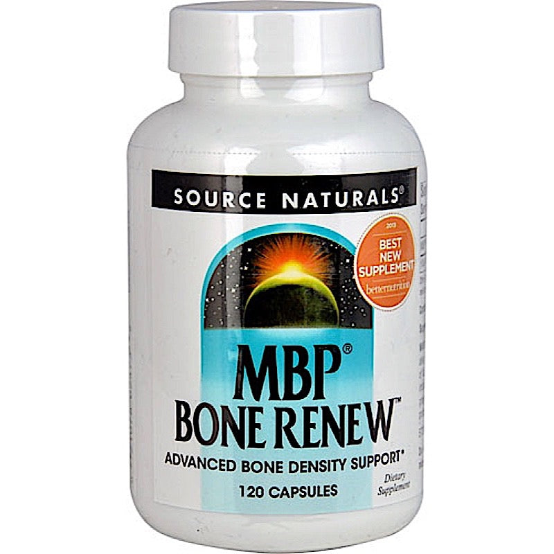 Source Naturals, MBP Bone Renew, 120 Capsules UPC 021078024736 | Hilife Vitamins