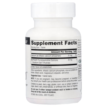Source Naturals, PQQ Mind™, 60 Tablets UPC 021078025191 | Hilife Vitamins