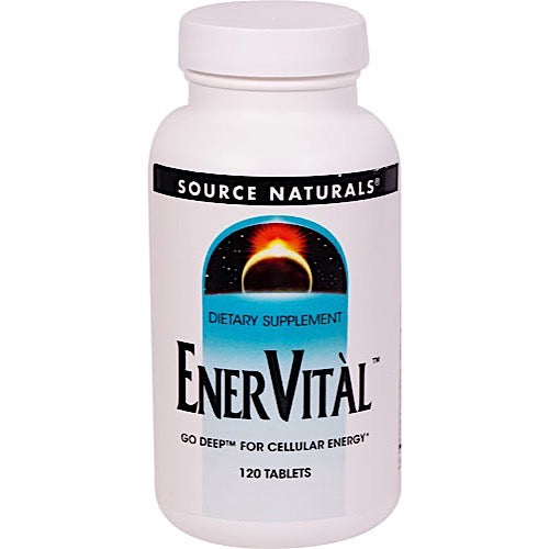 Source Naturals, Enervital, 120 Tablets UPC 021078026457 | Hilife Vitamins
