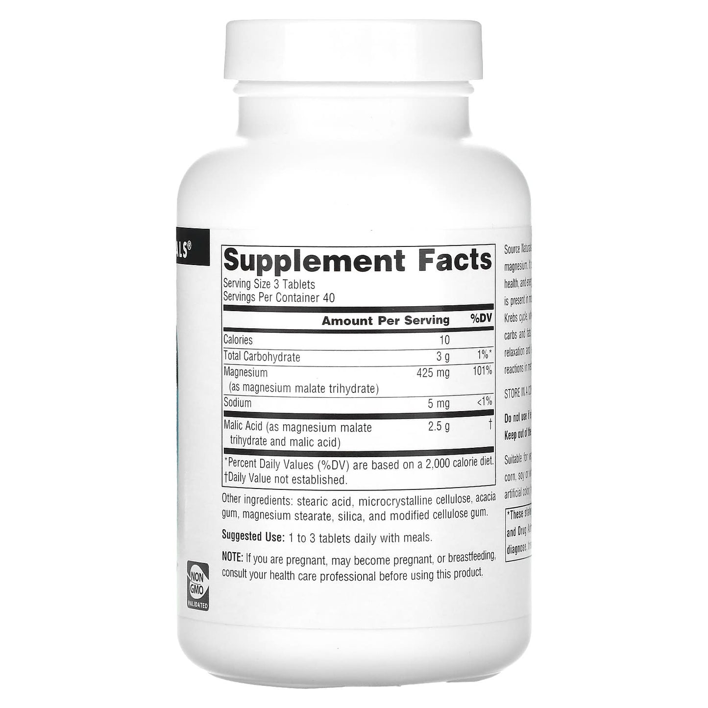 Source Naturals, Malic Acid 833 mg, 120 Tablets UPC 021078027805 | Hilife Vitamins