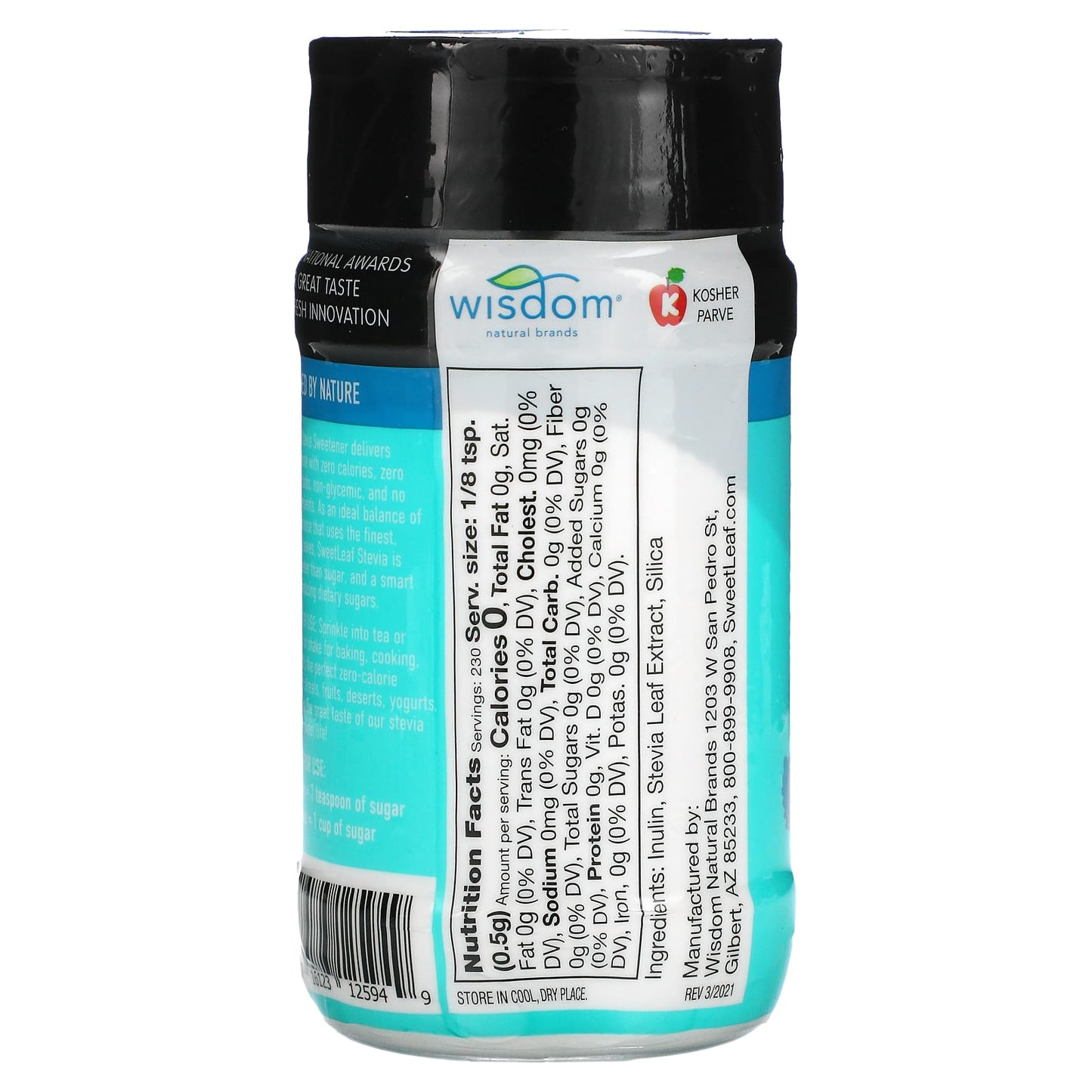 Sweet Leaf Stevia Products, Stevia Plus Powder, 4 Oz UPC 716123125949 | HiLife Vitamins