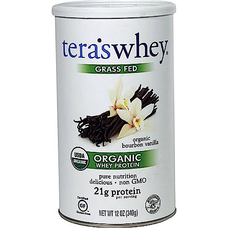 Teras Whey, Organic Cow Whey Bourbon Vanilla, 12 Oz UPC 850628002548 | Hilife Vitamins