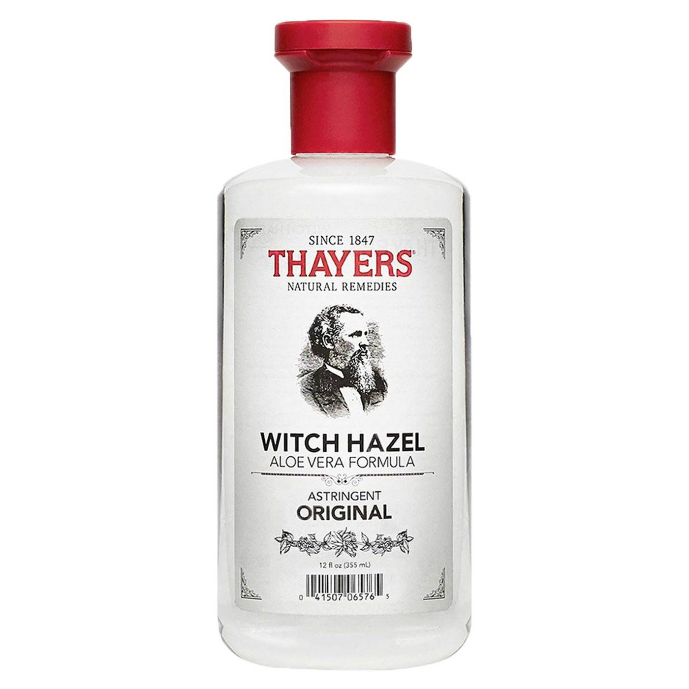 Thayer, Witch Hazel Astringent Original, 12 Oz UPC 041507065765 | HiLife Vitamins