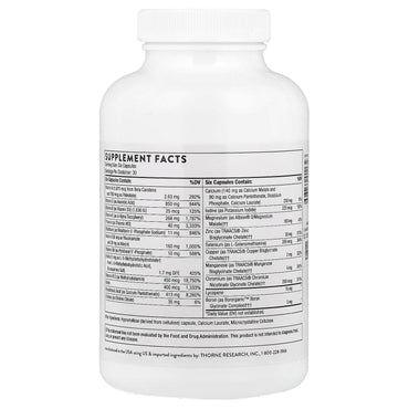 Thorne Research, Men's Multi 50+, 180 Capsules UPC 693749011323 | HiLife Vitamins
