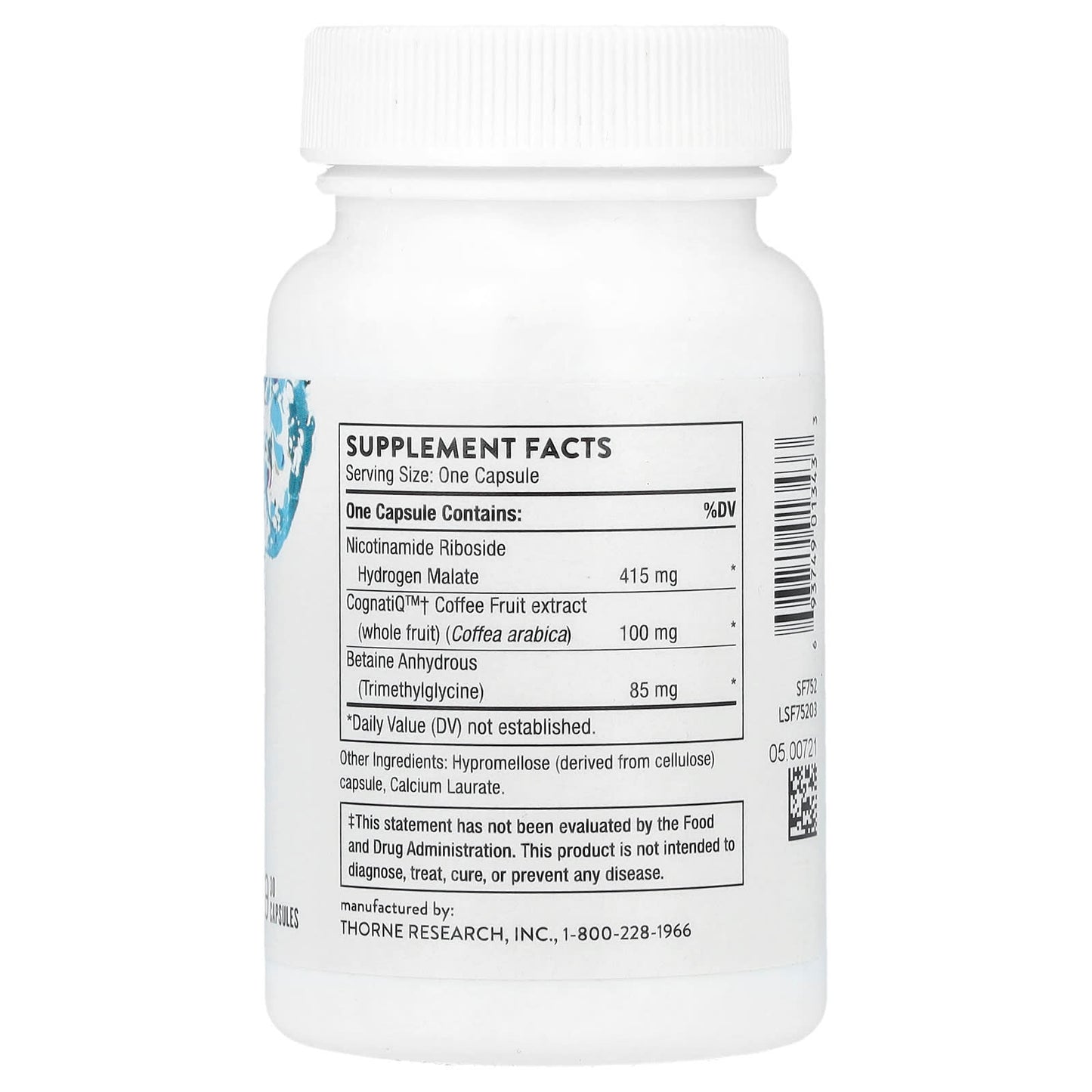 Thorne Research, Brain Factors, 30 Capsules UPC 693749013433 | HiLife Vitamins