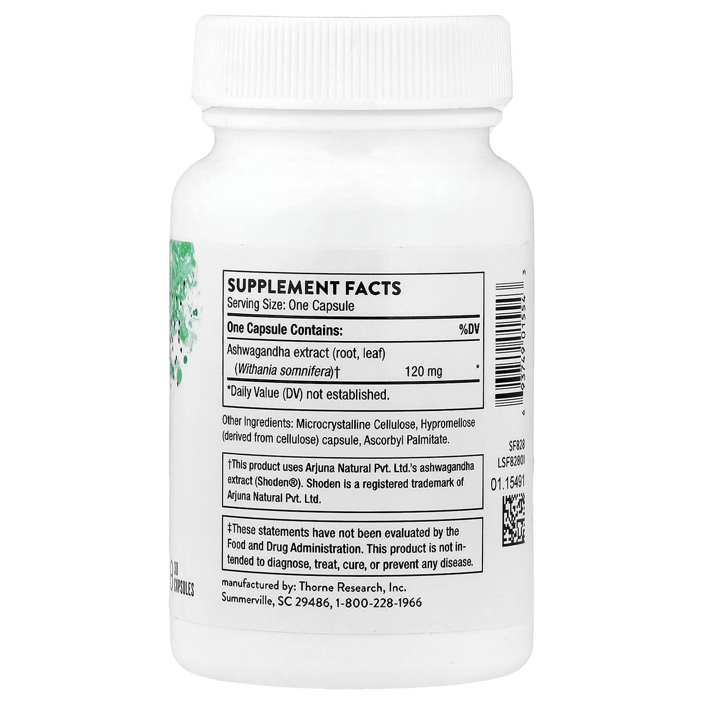 Thorne Research, Ashwagandha, 30 Capsules