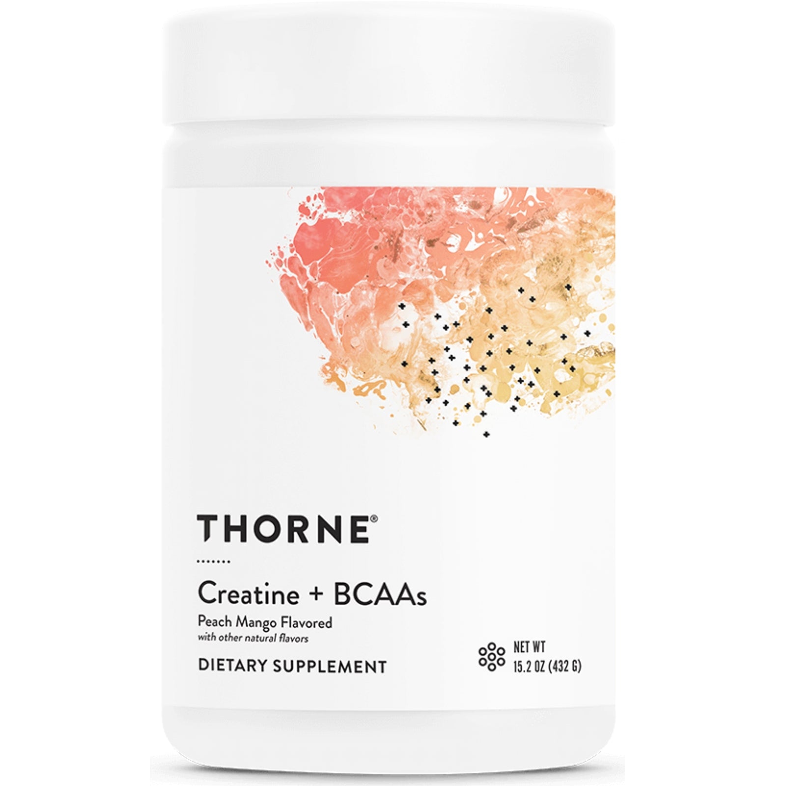 Thorne Research, Creatine + BCAAs, 15.2 Oz (432 G) UPC 693749015604 | HiLife Vitamins