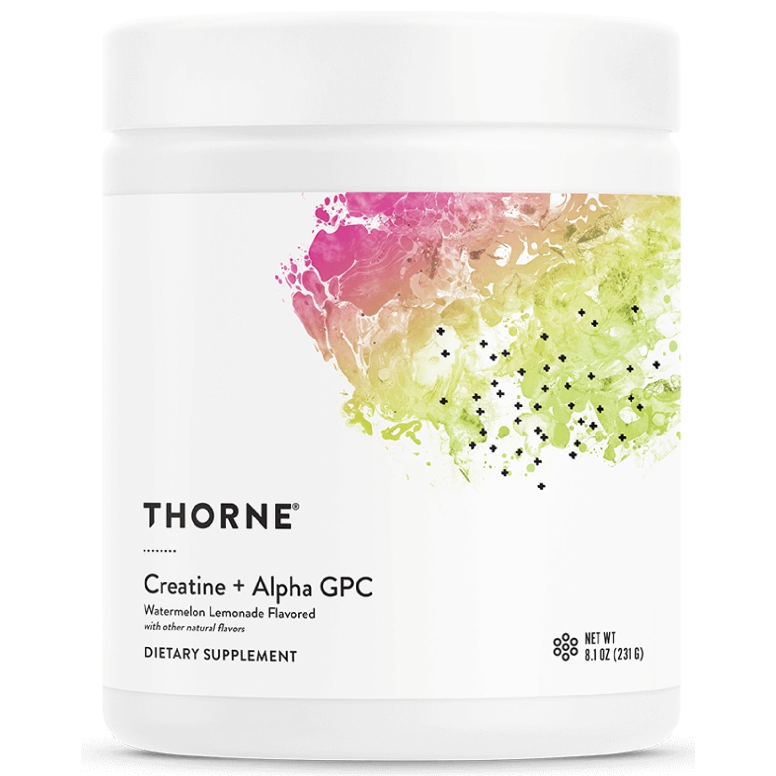 Thorne Research, Creatine + Alpha GPC, 8.1 OZ (231 G) UPC 693749015628 | HiLife Vitamins