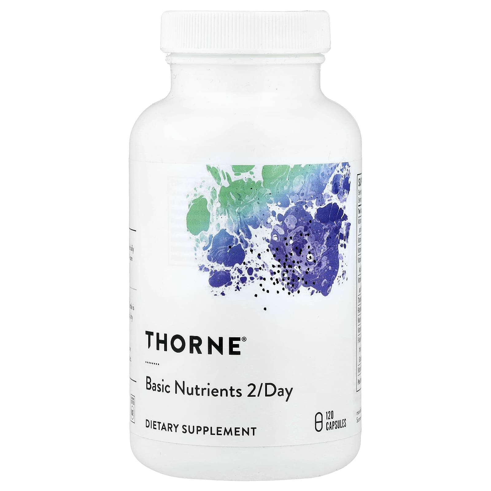 Thorne Research, Basic Nutrients 2/Day, 120 Capsules UPC 693749015666 | HiLife Vitamins