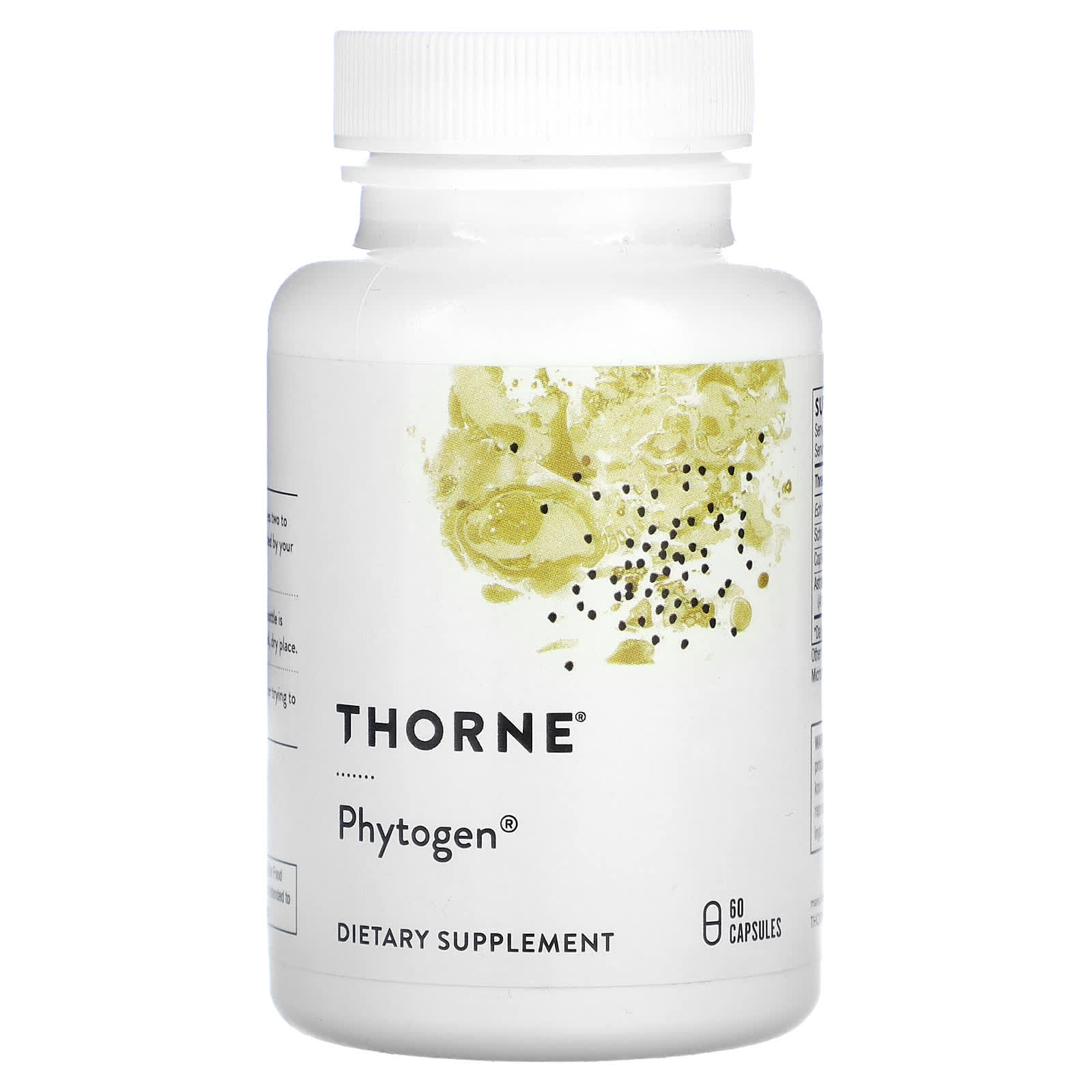Thorne Research, Phytogen, 60 Capsules UPC 693749724032 | HiLife Vitamins