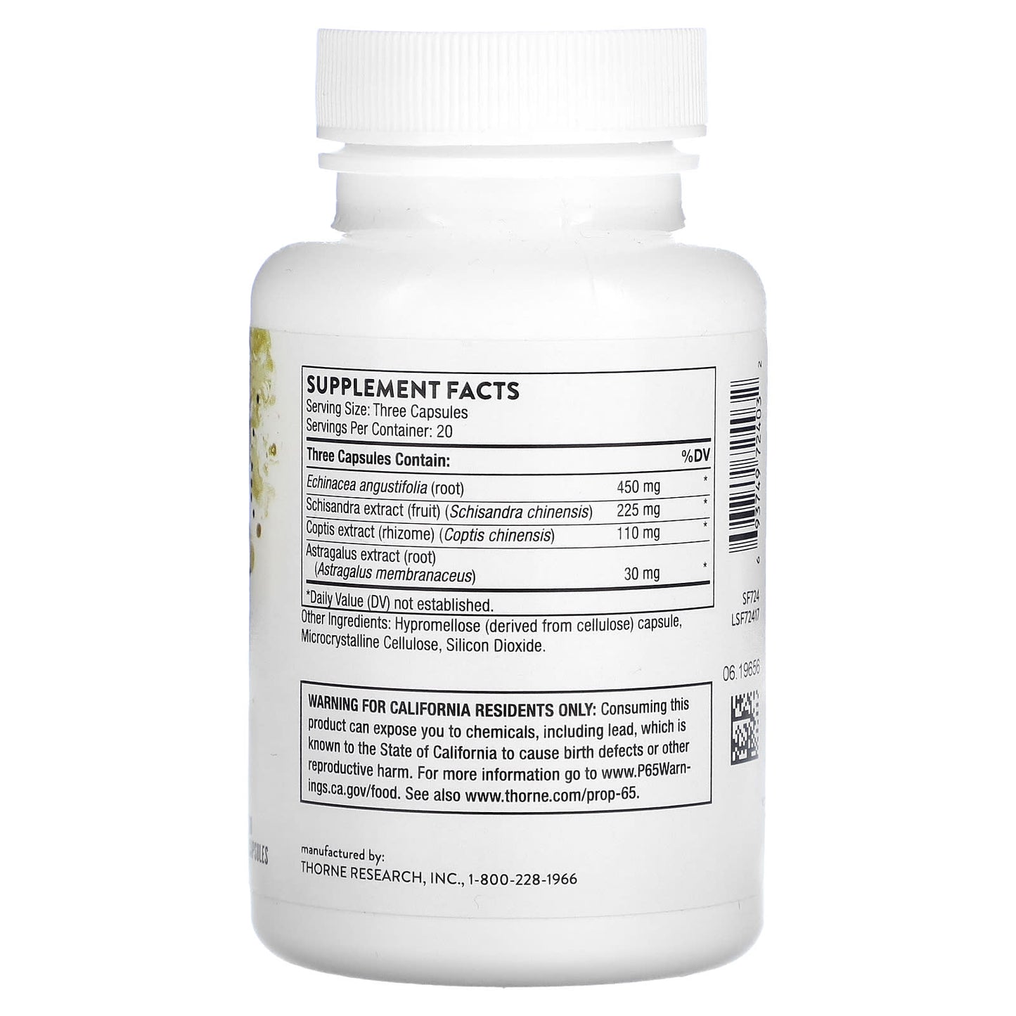 Thorne Research, Phytogen, 60 Capsules UPC 693749724032 | HiLife Vitamins