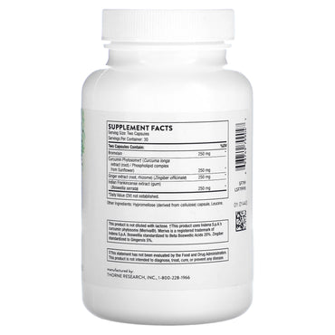 Thorne Research, Phytoprofen, 60 Capsules UPC 693749799047 | HiLife Vitamins
